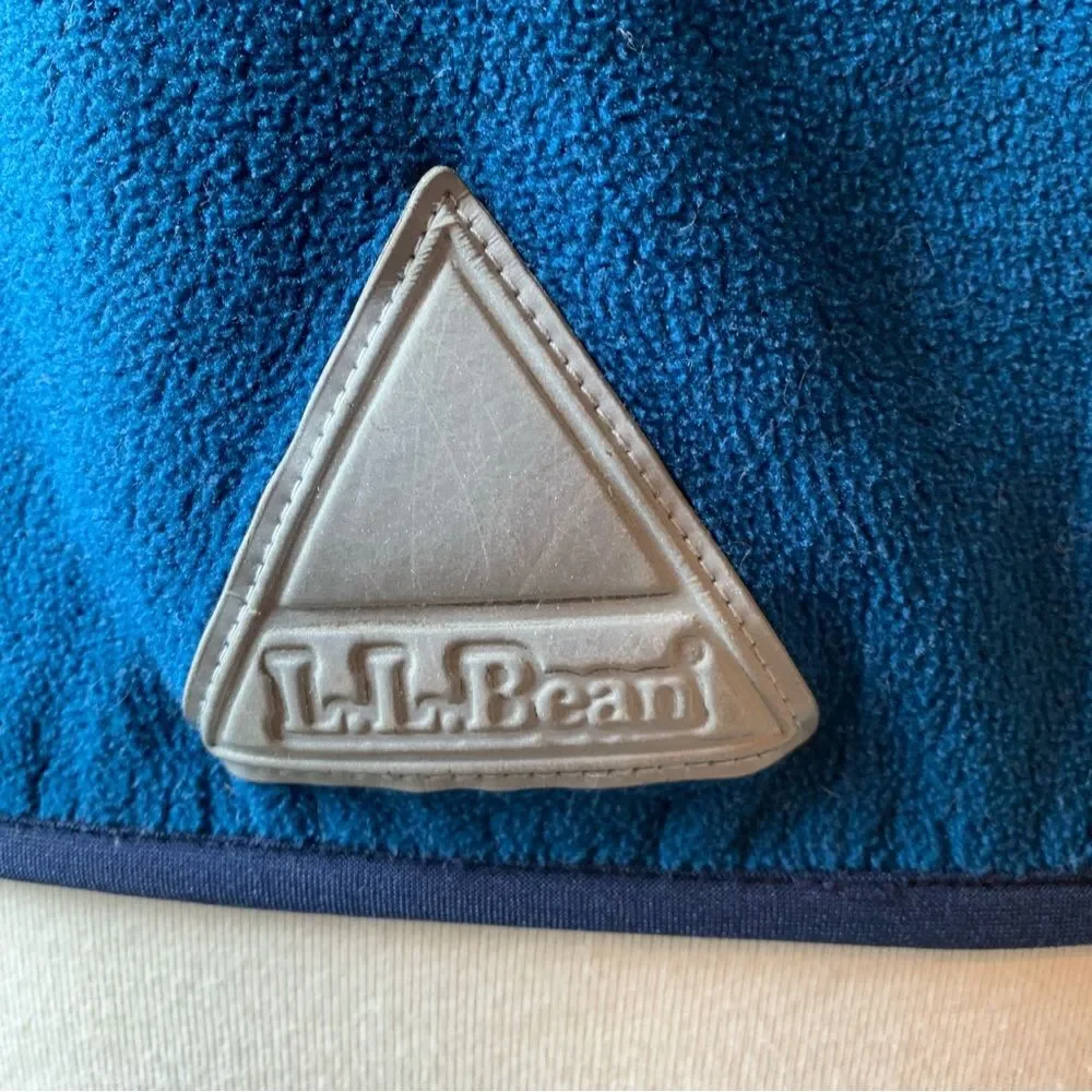 L.L. Bean Blue Fleece Pullover Jacket with Pockets - Kids XL